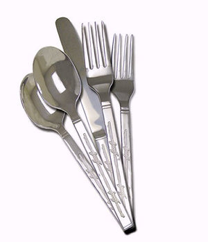 Rustic Barbed Wire Engraved Stainless Flatware