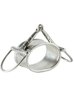 Pewter Horse Bit Napkin Ring Set