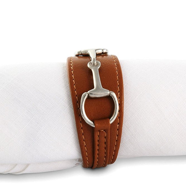 Strapped Bit Napkin Ring Set - Equine Luxuries
