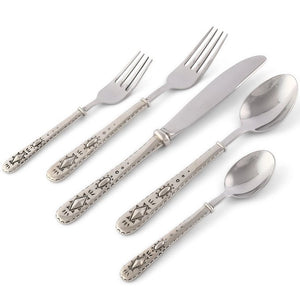 Diamond Saddle Pewter Flatware