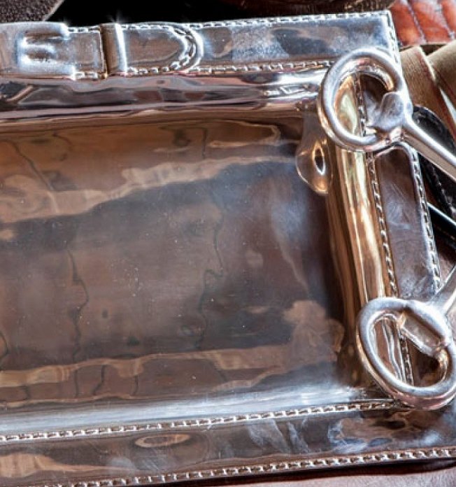 Eco-Friendly Aluminum Horse Tack Serving Tray