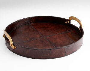 Stitched Leather Serving Trays