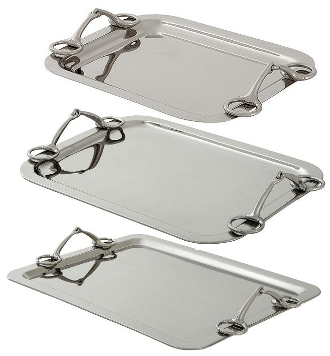 Arched Bit Handle Serving Trays