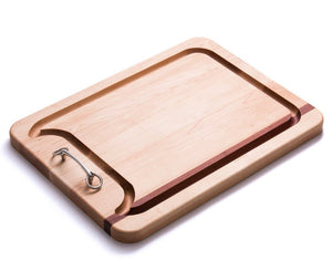 Horse Bit Handle Solid Mahogany & Maple Serving Boards
