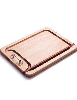 Horse Bit Handle Solid Mahogany & Maple Serving Boards