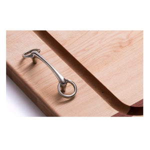Horse Bit Handle Solid Mahogany & Maple Banquet Carvery Boards