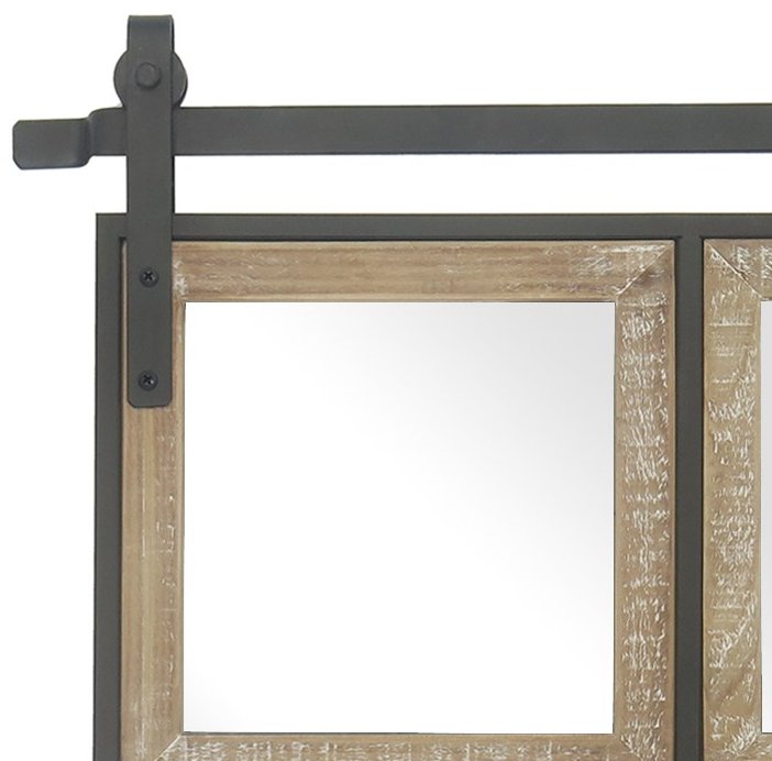 Stable Door 4-Pane Wall Mirror