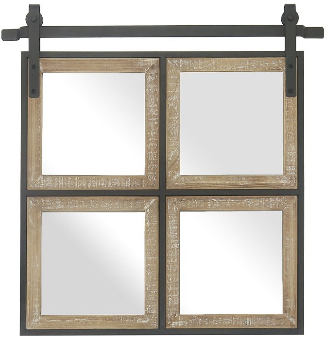 Stable Door 4-Pane Wall Mirror