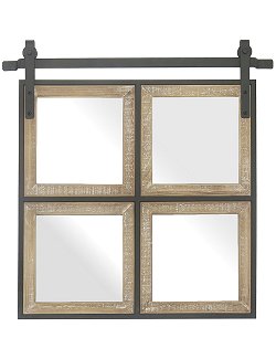 Stable Door 4-Pane Wall Mirror