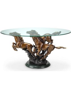 River Crossing Equine Coffee Table