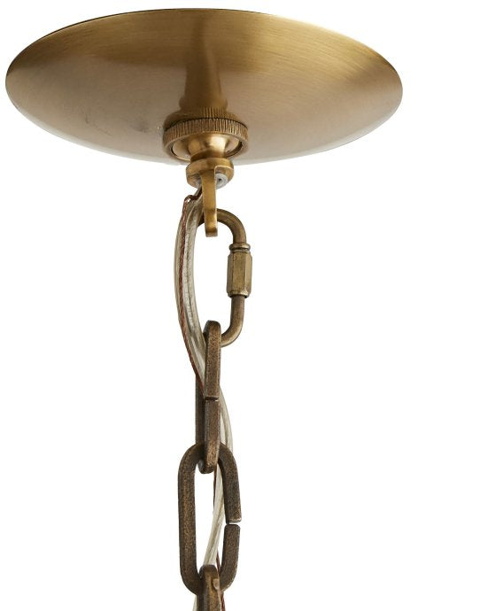 Leather Bridle Strapped Chandelier