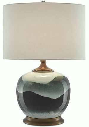 Moonlit Valleys Porcelain Table Lamp