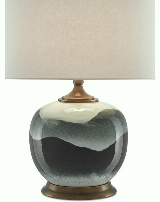 Moonlit Valleys Porcelain Table Lamp