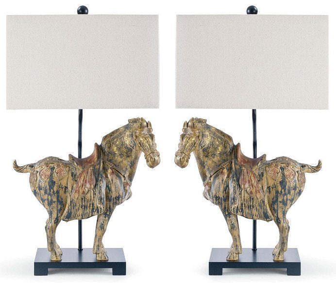 Antiquity Horse Lamp