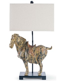 Antiquity Horse Lamp