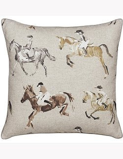 Jumpers Imprinted Linen Accent Pillow