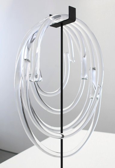 Equestrian themed sculpture glass lasso