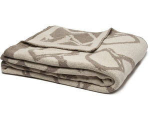 Eco Conscious Horse Bits Reversible Throw