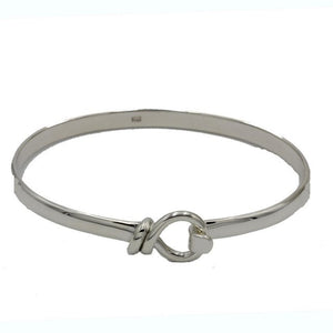 Petite Twisted Wire Loop Bangle Bracelet