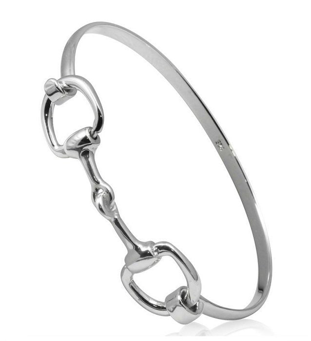Sterling Silver Delgado Bit Bangle Bracelet