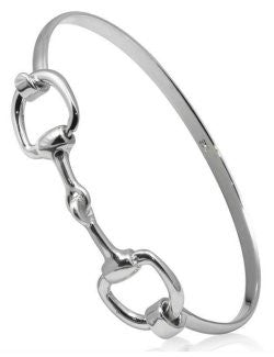 Sterling Silver Delgado Bit Bangle Bracelet