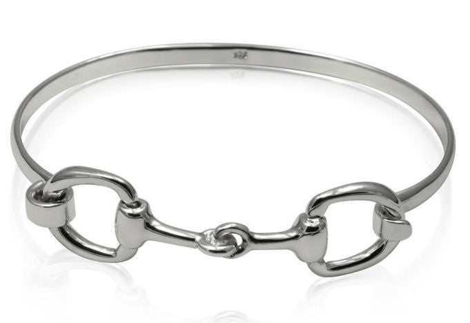 Sterling Silver Delgado Bit Bangle Bracelet