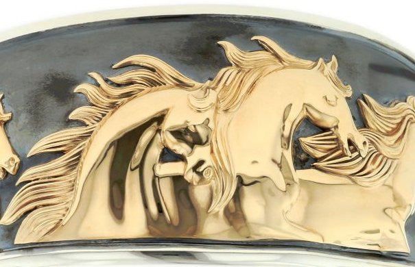 The Wild Herd Wide Cuff Bracelet