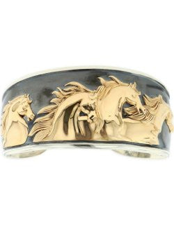 The Wild Herd Wide Cuff Bracelet