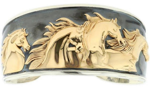 The Wild Herd Wide Cuff Bracelet