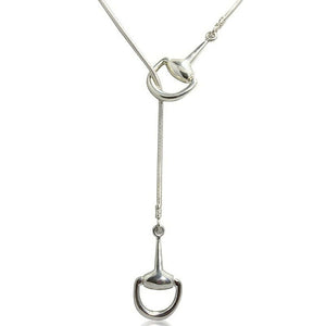 Sterling Silver Delgado Snaffle Lariat Necklace