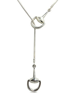 Sterling Silver Delgado Snaffle Lariat Necklace