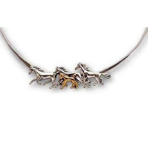 Foal's Run Sterling Silver Slim Collar Necklace