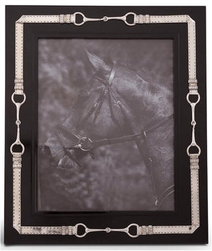 Pewter Bridle Trim Photo Frames