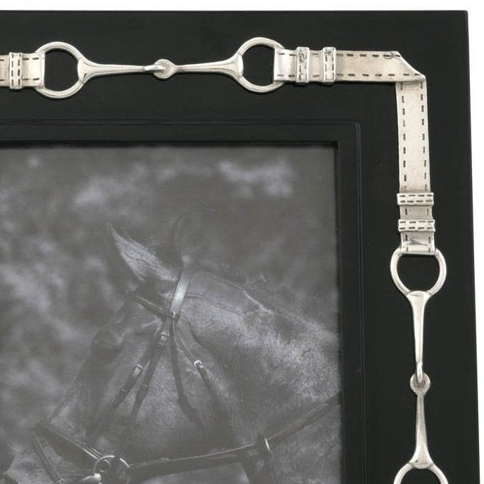 Pewter Bridle Trim Photo Frames Equine Luxuries