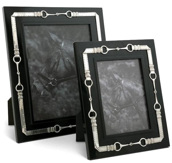 Pewter Bridle Trim Photo Frames Equine Luxuries